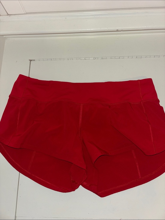 lululemon athletica Pants - lululemon athletica Red Women's Athletic Shorts - Run/Train Style